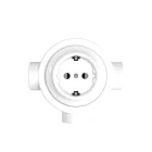 Schuko wall socket set and porcelain base for Creative-Tubes products