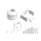 Schuko wall socket set and porcelain base for Creative-Tubes products
