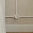 Schuko wall socket set and porcelain base for Creative-Tubes products