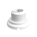 Schuko wall socket set with porcelain base