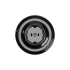 Schuko wall socket set with porcelain base