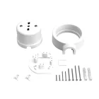 Italian double two-way socket set 10/16A for wall and floor mounting Creative-Tubes porcelain