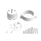 Italian double two-way socket set 10/16A for wall and floor mounting Creative-Tubes porcelain