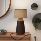Wooden legs Table lamp holder set