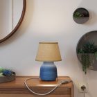 Wooden legs Table lamp holder set