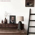 Wooden legs Table lamp holder set