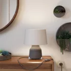 Wooden legs Table lamp holder set