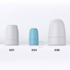 Porcelain E14 lamp holder set