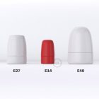 Porcelain E14 lamp holder set