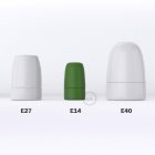 Porcelain E14 lamp holder set