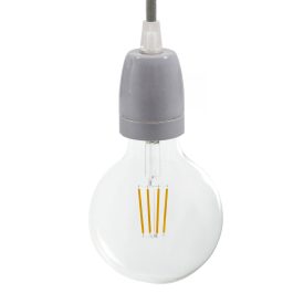 Porcelain E27 lamp socket set