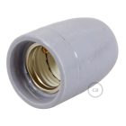 Porcelain E27 lamp socket set