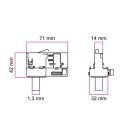 Powergear adapter for three-phase circuit tracks – for suspension