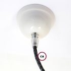 Ceramic mini ceiling rosette set