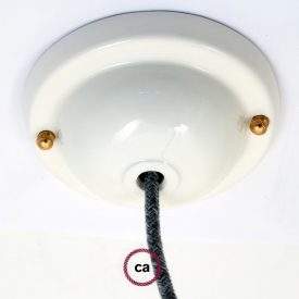 Ceramic simple ceiling rosette set