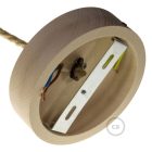 Wooden ceiling rosette set