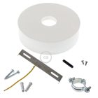 Wooden ceiling rosette set for 3XL cable