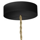 Wooden ceiling rosette set