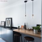 Wooden ceiling rosette set