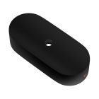 Oval wooden ceiling rosette set