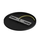 Recessed ceiling rosette with 1 central hole