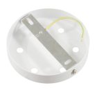 Cylindrical metal 6-hole ceiling rosette set