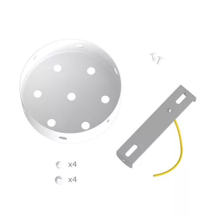120 mm diameter, 7+4 hole rosette for the Rose-One system