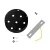 120 mm diameter, 7+4 hole rosette for the Rose-One system