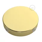 Cylindrical metal ceiling rosette set with 4 holes (connection box)