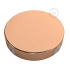 Cylindrical metal ceiling rosette set with 4 holes (connection box)