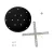 300 mm diameter, 15+4 hole rosette for the Rose-One system