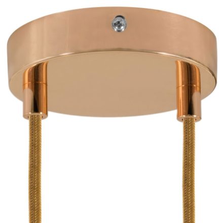 Cylindrical metal 2-hole ceiling rose kit