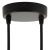  Cylindrical metal 2-hole ceiling rose kit