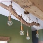 Cylindrical metal 4-hole ceiling rosette set