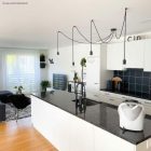 Cylindrical metal 4-hole ceiling rosette set