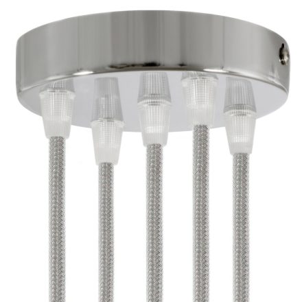  Cylindrical metal 5-hole ceiling rose kit