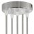  Cylindrical metal 5-hole ceiling rose kit