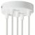  Cylindrical metal 5-hole ceiling rose kit
