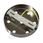 Cylindrical metal 7-hole ceiling rosette set