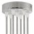  Cylindrical metal 7-hole ceiling rose kit