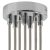  Cylindrical metal 7-hole ceiling rose kit