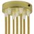  Cylindrical metal 7-hole ceiling rose kit
