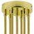 Cylindrical metal 7-hole ceiling rosette set