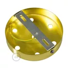 Cylindrical metal 7-hole ceiling rosette set
