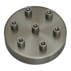 Cylindrical metal 7-hole ceiling rosette set