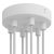  Cylindrical metal 7-hole ceiling rose kit