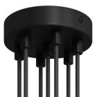 Cylindrical metal 7-hole ceiling rosette set