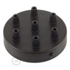 Cylindrical metal 7-hole ceiling rosette set