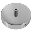 Cylindrical metal ceiling rosette set