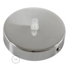 Cylindrical metal ceiling rosette set